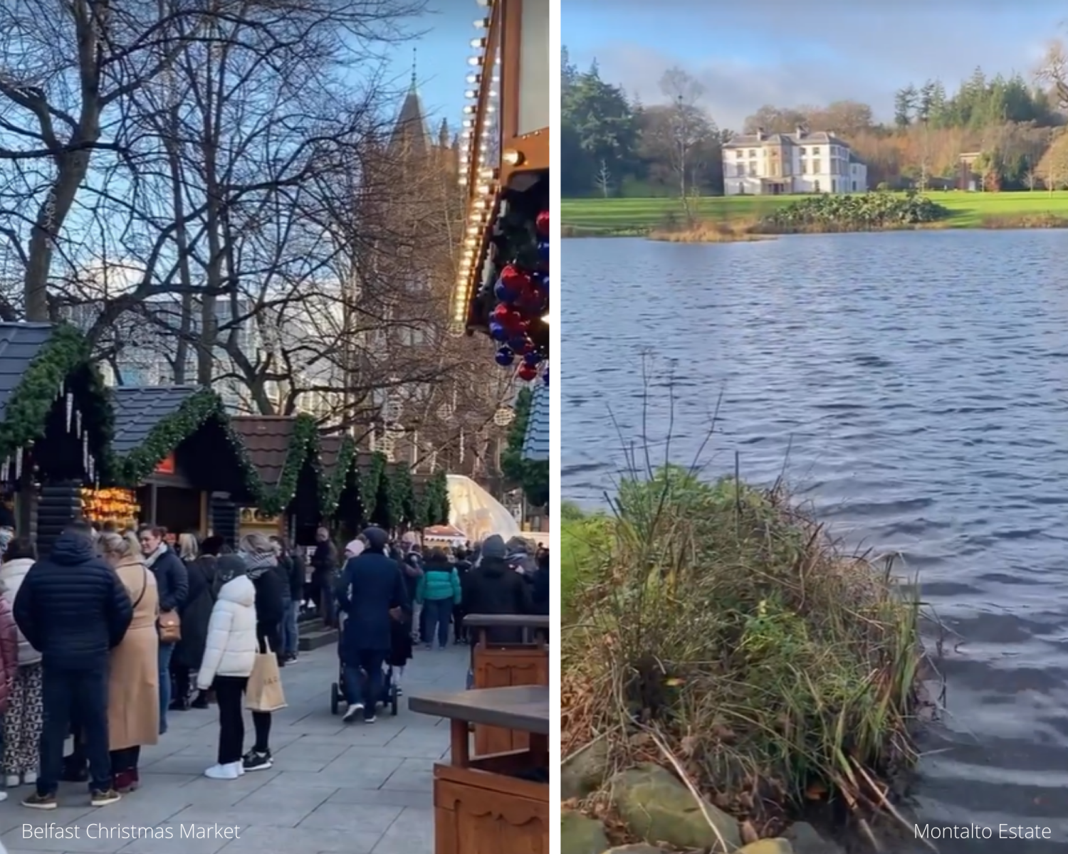 Rachel Ivie visits Belfast Christmas Market and Montalto Estate